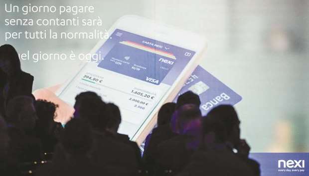 Attendees stand silhouetted against a Nexi display inside the Borsa Italiana before the launch ceremony in Milan. Tech stocks around the world are pushing all-time highs, spurring headline-grabbing listings by the dozen, yet in Europe the biggest news in the sector is a company looking to leave public markets.