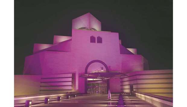 HMC partnered with different entities to light up landmark buildings in Doha and along the Corniche in purple on Monday evening.