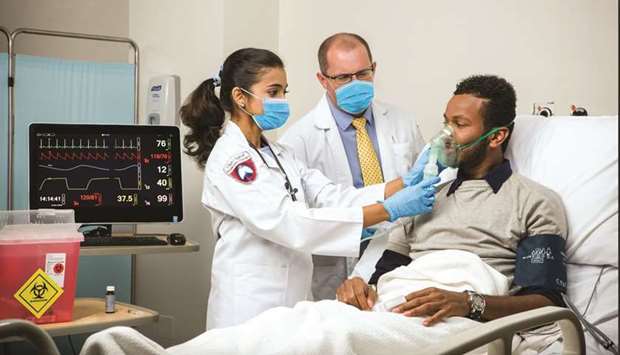 CNA-Q respiratory therapy students in Covid-19 fight.