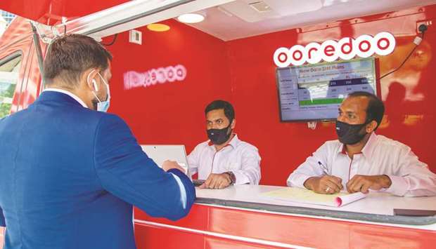 The Mini Shop on Wheels will offer customers all regular Ooredoo services normally available in shops.