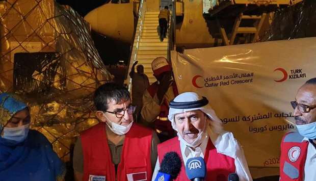 Qatar-Turkey Red Crescent aid arrives in Sudanrnrn