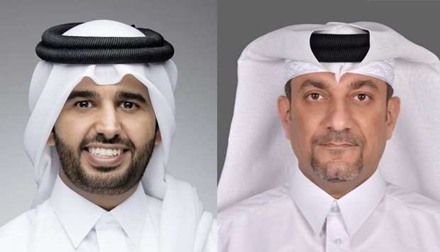 Abdulaziz Bin Nasser al-Khalifa, CEO, QDB  and Ahmad Musa al-Namla, CEO, Qatar Museums