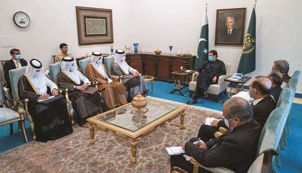 Prime Minister of Pakistan Imran Khan met with HE the Deputy Prime Minister and Minister of Foreign 