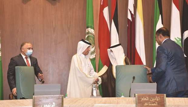 In a speech before handing over, HE al-Muraikhi said that Qatar assumed the presidency of the 155th session of the council in early March, under difficult circumstances and grave challenges.