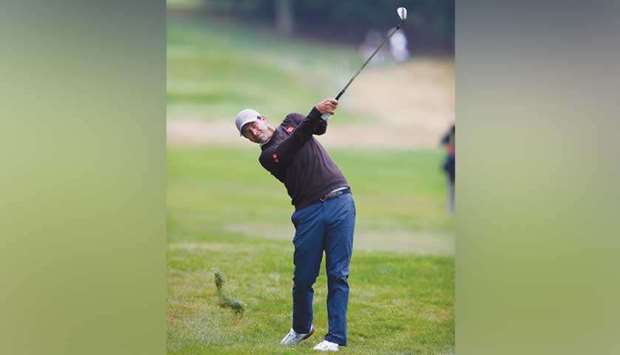 Australiau2019s Adam Scott during the first round at the BMW PGA Championship in Virginia Water, Britain. (Reuters)