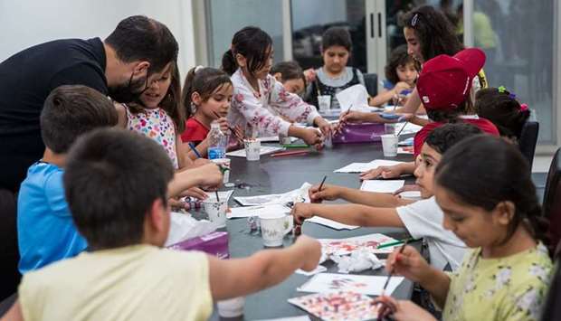 QF alumni who are now specialising in the field of mental health have met children at the compounds to evaluate their mental condition and any support they may require.