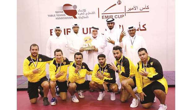 Qatar SC emerge Amir Cup table tennis champs