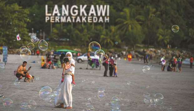 Visitors flocked to the Malaysian island of Langkawi yesterday as it became the countryu2019s first holiday hotspot to reopen after a coronavirus lockdown that has hammered the vital tourism industry.