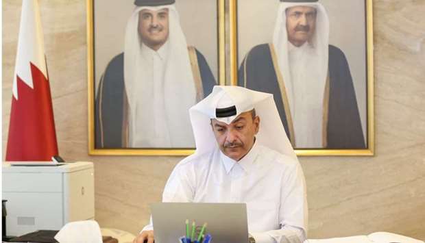 The State of Qatar was represented at the two meetings by HE the Minister of Administrative Development, Labor and Social Affairs Yousuf bin Mohammed Al Othman Fakhroo.
