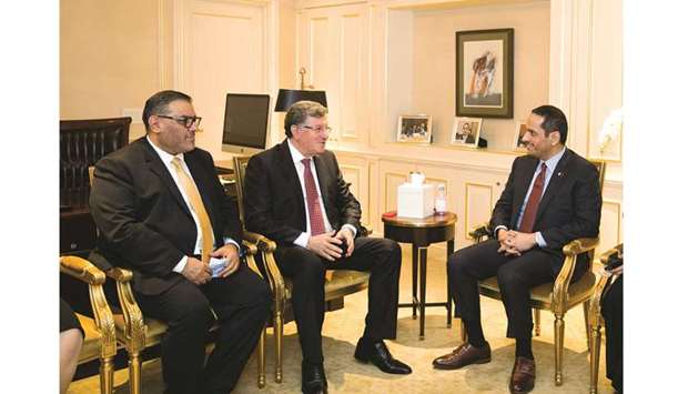 . The FM reiterated Qatar's position of having a political resolution to the Syrian crisis in line with Geneva I statement and UN Security Council resolution 2254.