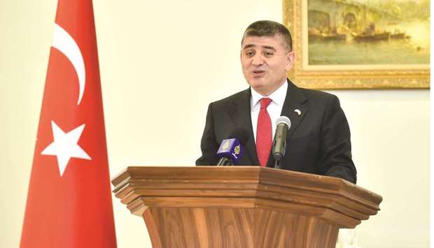 Turkish ambassador to Qatar Mehmet Mustafa Goksu