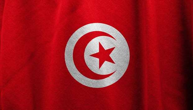 Flag of Tunisia.