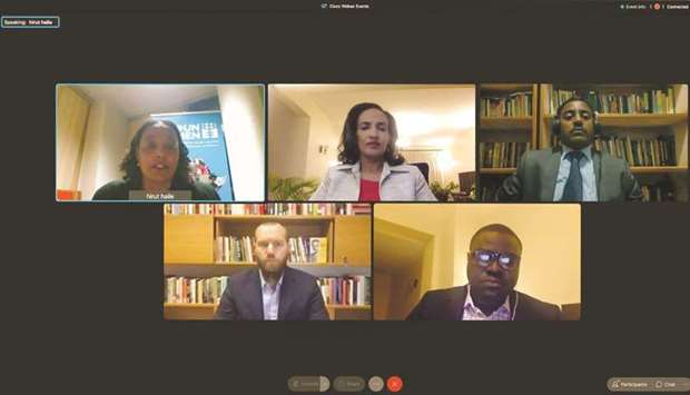 Panel discussion on Ethiopiau2019s food security.