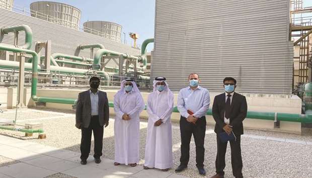 A delegation of the Qatar General Electricity and Water Corporation (Kahramaa) recently visited the Lusail West Cooling plant that provides the Lusail World Cup stadium and the adjacent area with the necessary cooling capacity for operation.