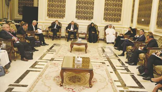 The meeting discussed aspects of co-operation in the fields of transportation and ICT between Qatar and France and ways of enhancing them, in addition to benefiting from the investment opportunities in these fields.