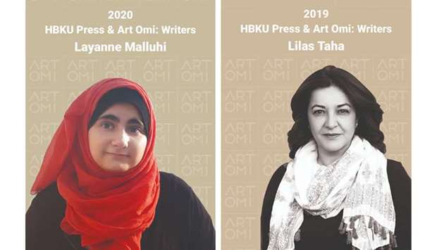 Layanne Malluhi, left, and Lilas Taha.