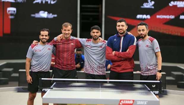 Qataru2019s menu2019s team beat UAE and Mongolia but failed to qualify for the knockout stages after losing to Saudi Arabia in the team competition on the opening day of the Asian Table Tennis Championships.