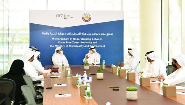 During the meeting, HE al-Subaie discussed the four-pronged National Food Security Strategy, aimed at strengthening Qataru2019s food system.