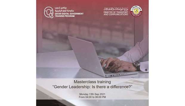 MoTC tweeted that the programme will be held on September 13 from 4pm to 6pm. The event is a part of the ongoing Qatar Digital Government Training Programme (QDGP) by MoTC.