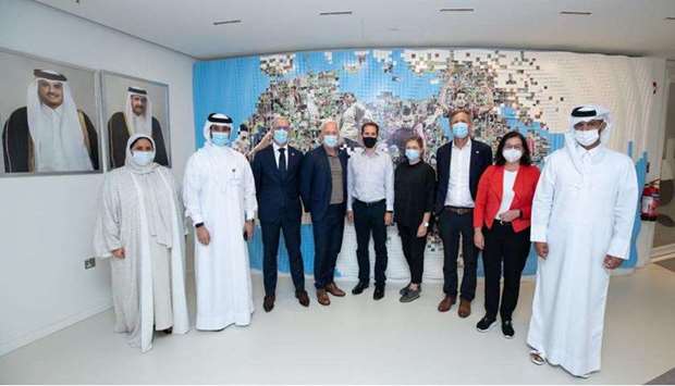 The UEFA delegation included members of its workersu2019 rights working group, who were given an extensive overview of Qataru2019s progress in relation to workersu2019 welfare.