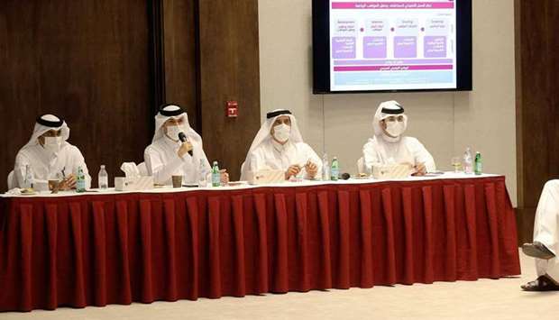 QOC Secretary-General HE Jassim bin Rashid al-Buainain attends a workshop to discuss strategy in preparation for the Doha 2030 Asian Games.