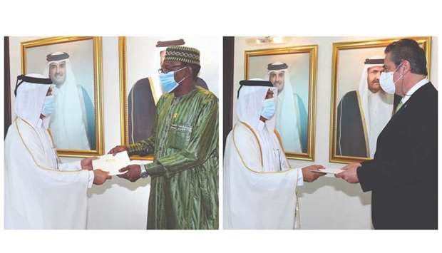 HE the Secretary-General wished the two new ambassadors success in their duties, stressing that all the support will be provided to them to help enhance ties between Qatar and their respective countries to stronger co-operation in different fields.