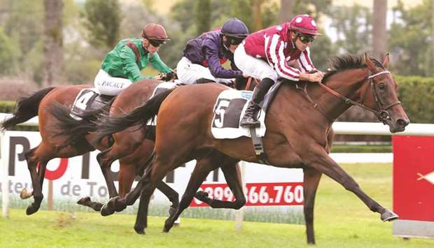 Trained by Henri-Alex Pantall, Joomana notched up a second career success from only four starts and remains unbeaten at Le Lion du2019Angers.