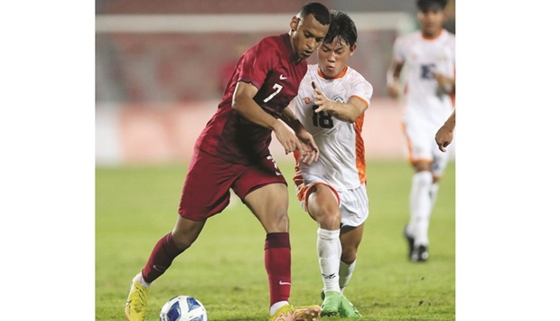 Qatar, who defeated Nepal 3-1 in their opener, hold a two-point lead after a stellar performance at the Sheikh Ali Bin Mohamed Al Khalifa Stadium.