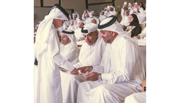The new emblem was launched at a ceremony held at the National Museum of Qatar.