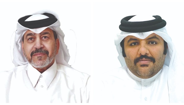 Dr Yousef Ali al-Kathim, left, and Maaidh Jubran al-Qahtani