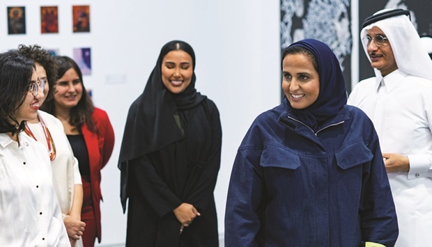 Qatar Museums Chairperson HE Sheikha Al Mayassa bint Hamad bin Khalifa al-Thani graced the inauguration of four stunning art exhibitions at Mathaf: Arab Museum of Modern Art. PICTURES: QM