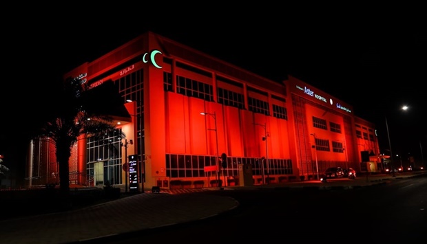 To support the patient safety global campaign, Aster Hospital in Doha was lighted up in orange colour.