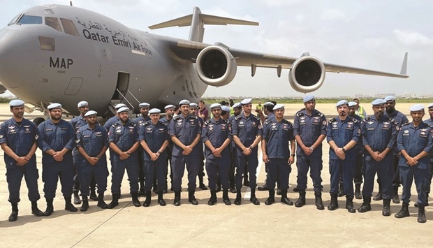 The first flight as part of the air bridge allocated by Qatar to support Pakistan in confronting the disaster caused by torrential rains and floods, which struck large parts of Pakistan, was launched on Friday.