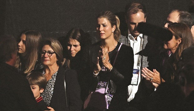 Roger Federeru2019s wife Mirka, his mother and children watched the Swiss legendu2019s final match in London. (Reuters)