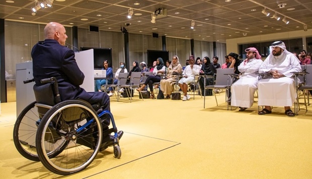 The talk highlighted the accessibility leap Qatar has achieved over the past 10 years in terms of staff training, equipment, transportation, and accommodation.