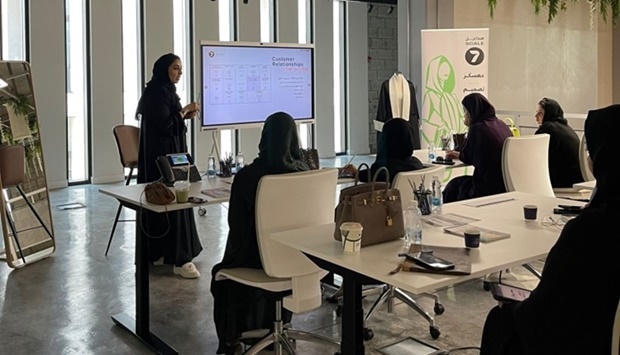 Expert addressing a workshop during Scale7's Abaya Bootcamp.
