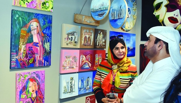 More than 600 artworks by 300 artists from 65 countries are featured in the festival. PICTURES: Thajudheen
