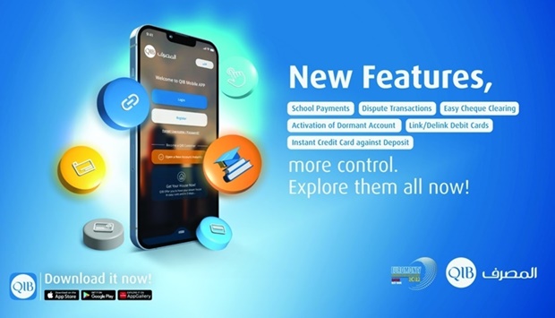 QIB Introduces New Features to its Award-Winning Mobile App