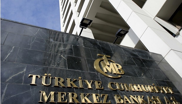 Turkiyeu2019s central bank headquarters is seen in Ankara (file). The central banku2019s net foreign currency reserves recovered from a 20-year-low of $6.1bn in the first two weeks of August, but posted some declines again towards the end of that month.