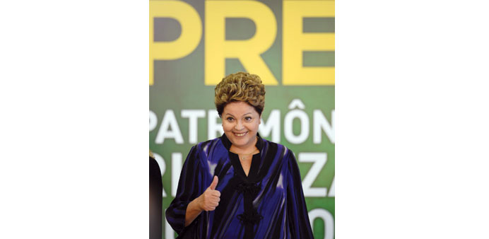 Rousseff: eager to rebuild relations with US.