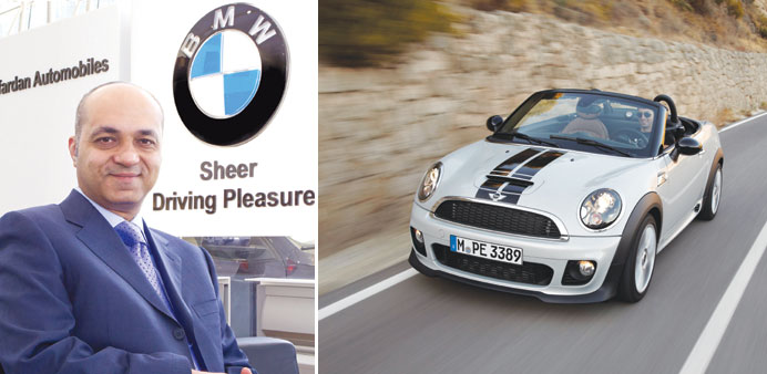 Kandeel: Continuous growth year after year. Right: MINI Roadster.