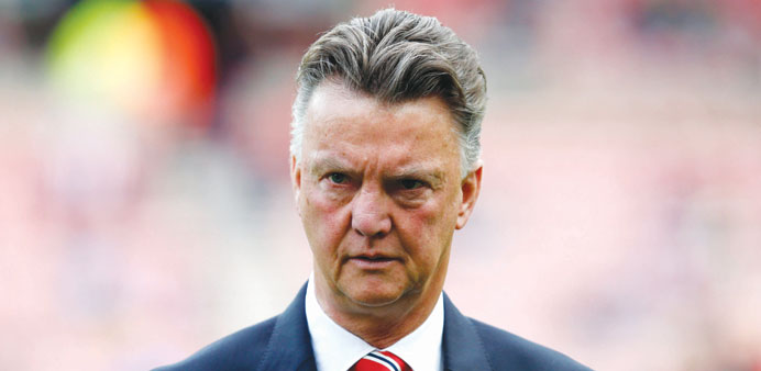 File picture of Manchester United manager Louis van Gaal