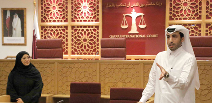 Faisal Rashid al-Sahouti and Maryam Yousif Arab.