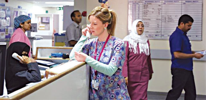 Fiona Ou2019Riordan a charge nurse at Hamad General Hospitalu2019s Paediatric Intensive Care Unit.