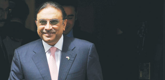 President Asif Ali Zardari.