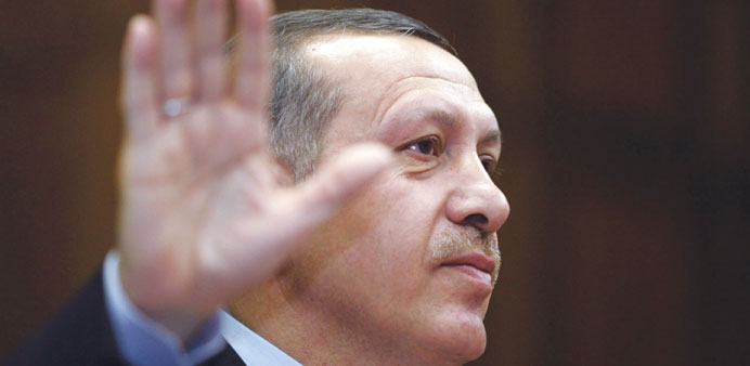 Erdogan: resolute.