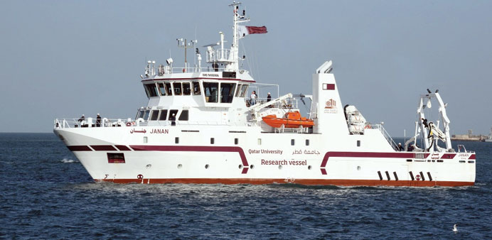  ESCu2019s marine research vessel Janan.