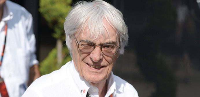 Formula One boss Bernie Ecclestone. (AFP)