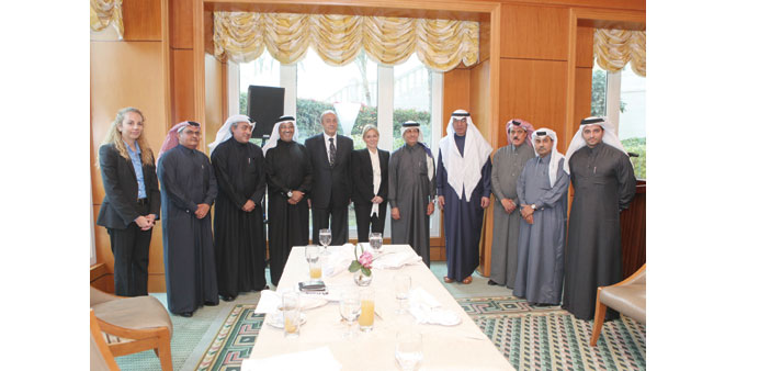 Commercial Bank and QBA leaders with prominent Turkish businessmen at the special lunch reception hosted in honour of the visiting Turkish delegation 
