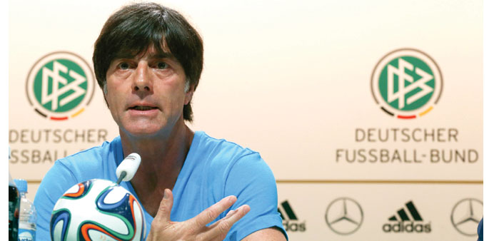Germanyu2019s team coach Joachim Loew.